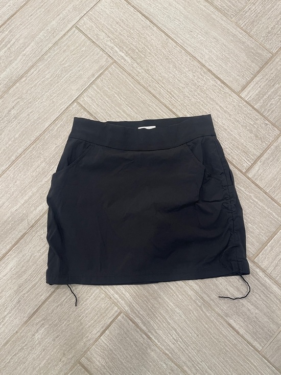 Columbia Pants - Columbia Black Mini Skort with Side Drawcord